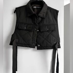 Army Green Zara Vest!